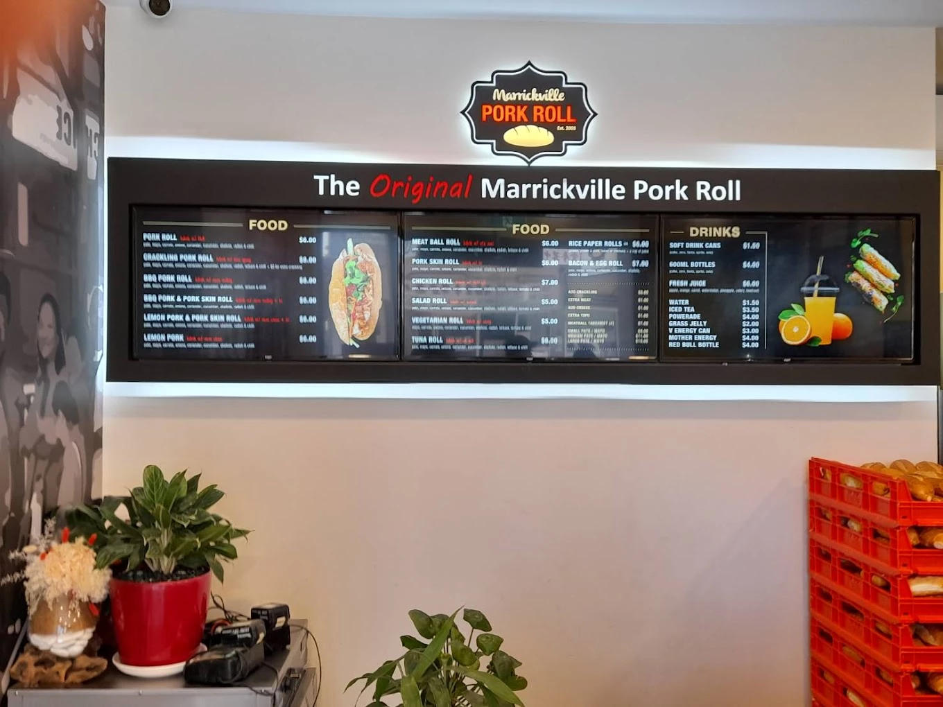 Marrickville Pork Roll menu 11