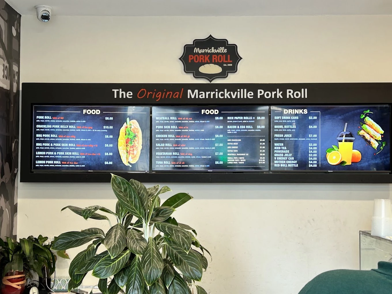 Marrickville Pork Roll menu 4